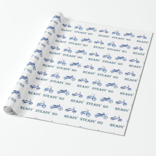 Ride on wrapping paper