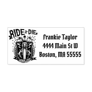 Ride or Die Biker  Personalized Self-inking Stamp