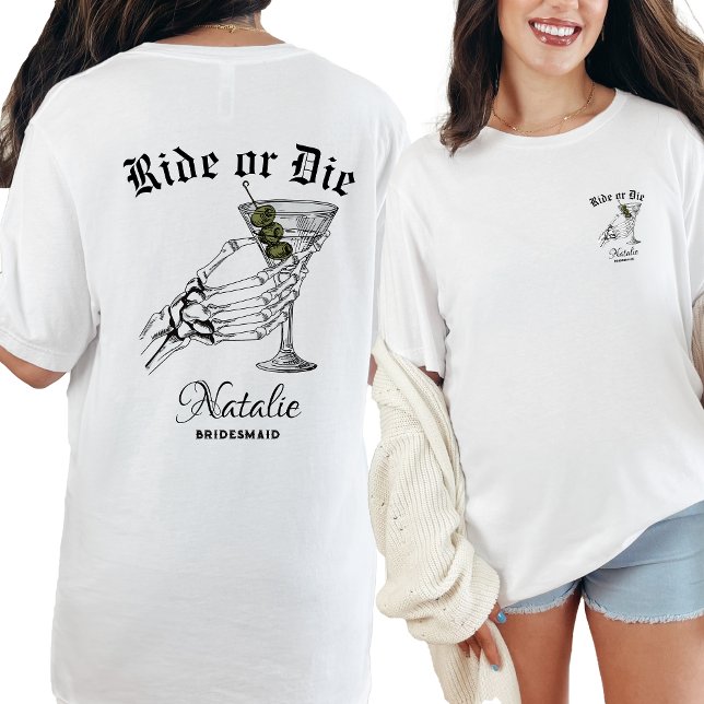 Ride Or Die Til Death Do We Party Bachelorette T-Shirt (Creator Uploaded)