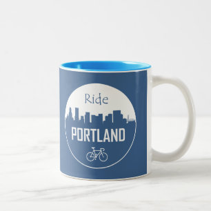 Ride Portland Two-Tone Coffee Mug