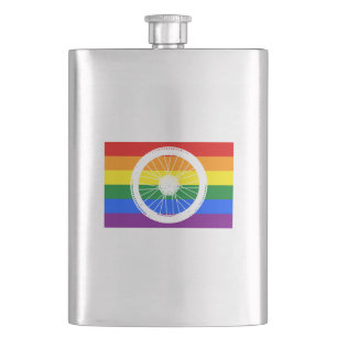 Ride Pride Cycling Wheel Hip Flask