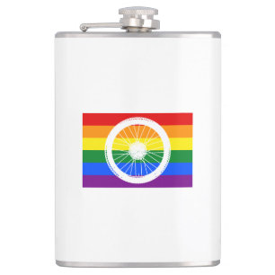 Ride Pride Cycling Wheel Hip Flask