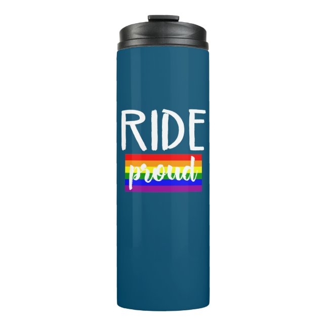 Ride Proud Cycling Thermal Tumbler (Front)