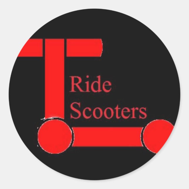Ride-Scooters Stickers (Front)