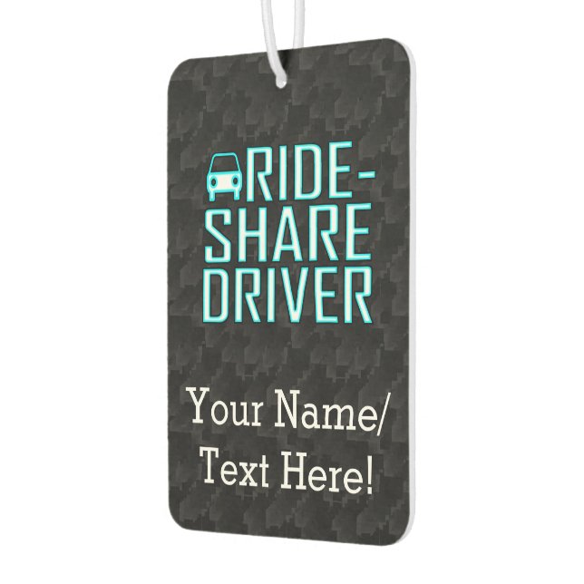 Ride Share Driver Rideshare Driving Air Freshener (Left)