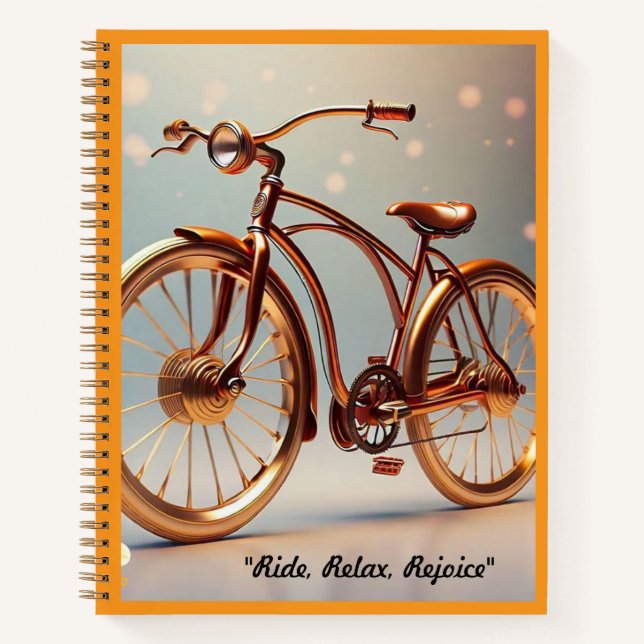 "Ride Slow" Notebook (Front)