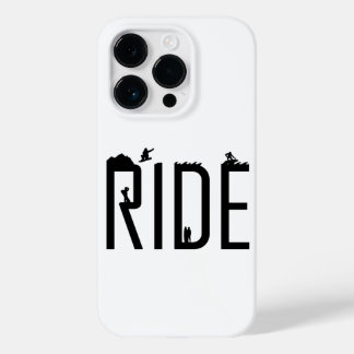 RIDE Snowboard et Surf iPhone 14 Pro Coque