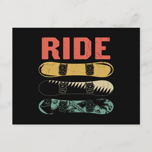 Ride Snowboard Postcard (Front)