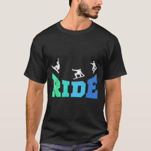 Ride Snowboard Snowboarder Snowboarding Boys Kids T-Shirt