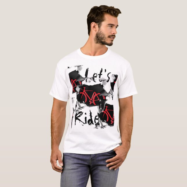 Ride ! T-shirt déchiré (Devant entier)