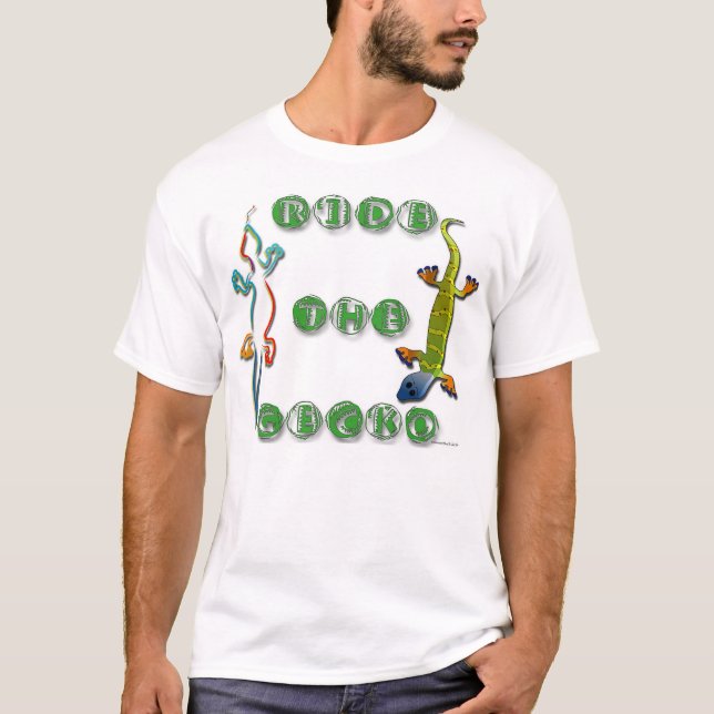 RIDE THE GECKO 2 T-Shirt (Front)