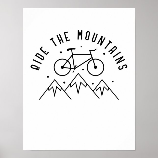 Ride The Mountains Poster (Front)