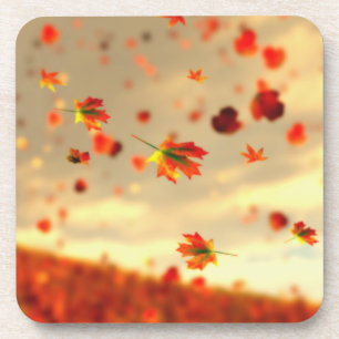 Ride the October Breeze Cork Coaster