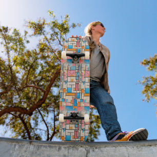 Ride the Rhythm of Mondrian Skateboard