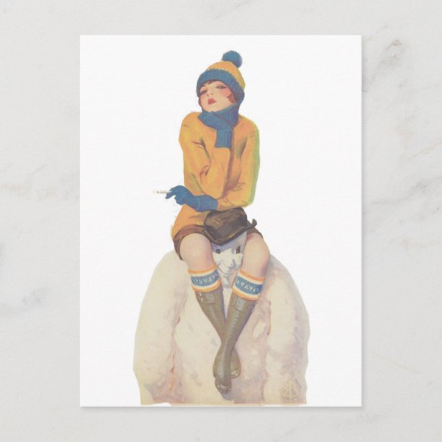 Ride the Snowman Postcard (Front)