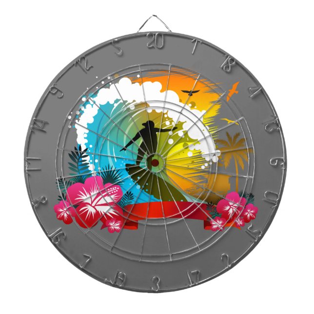 Ride The Tide  Dartboard (Front)