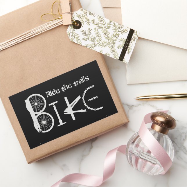 Ride the Trails BIKE made from Bicycle parts Sticker (Gifting)