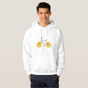 Ride the Vibes –Minimal Bicycle Graphic Tee Hoodie