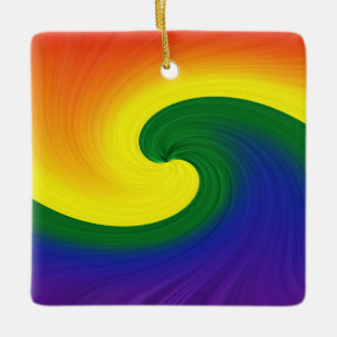 Ride the Wave Ceramic Ornament