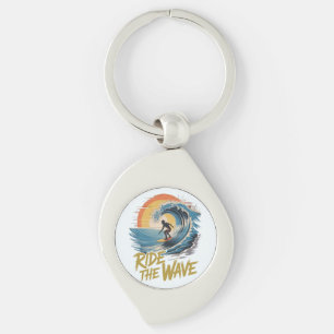 Ride the Wave Keychain