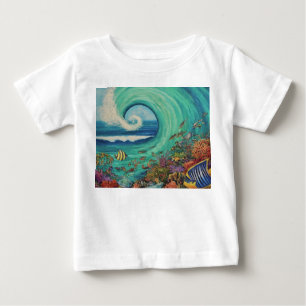 "Ride the Waves: Ocean Vibes Tee" Baby T-Shirt