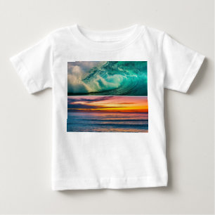 "Ride the Waves: Ocean Vibes Tee" Baby T-Shirt