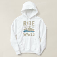 Ride the Waves Retro Surfboard Design