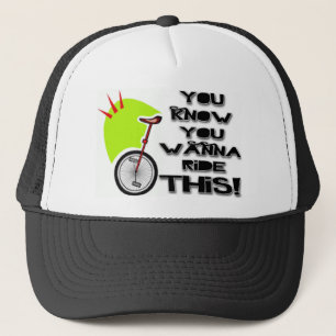 Ride This Unicycle Trucker Hat