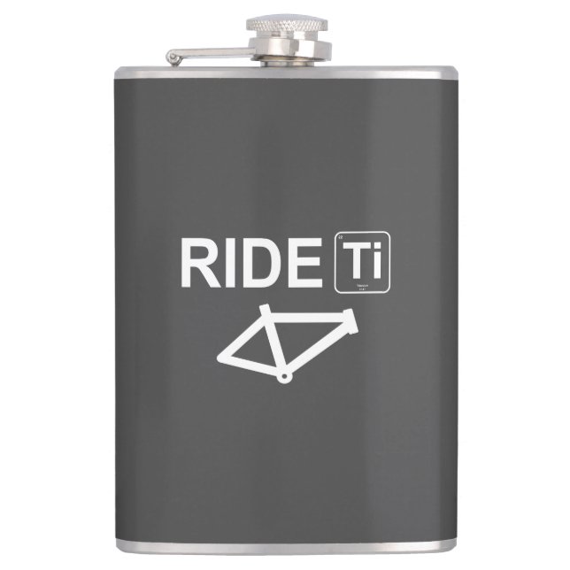 Ride Titanium Hip Flask (Front)