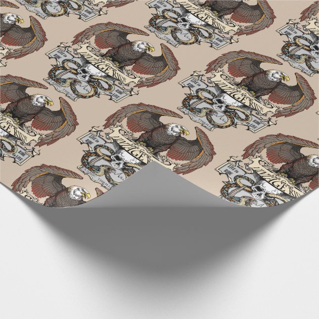 Ride To Live Live To Ride Biker design Wrapping Paper (Corner)