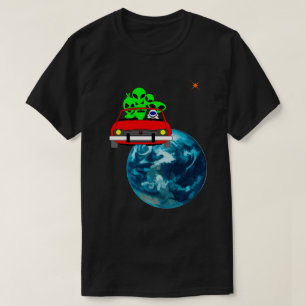 Ride to Mars selfie funny unique T-Shirt