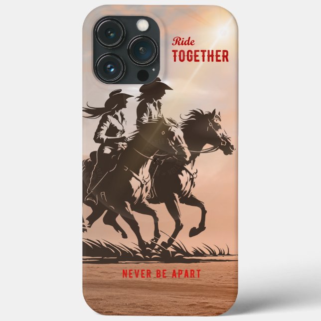 Ride together- A wonderful Western life |  Case-Mate iPhone Case (Back)