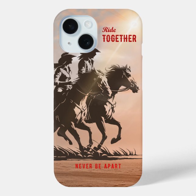 Ride together- A wonderful Western life |  Case-Mate iPhone Case (Back)