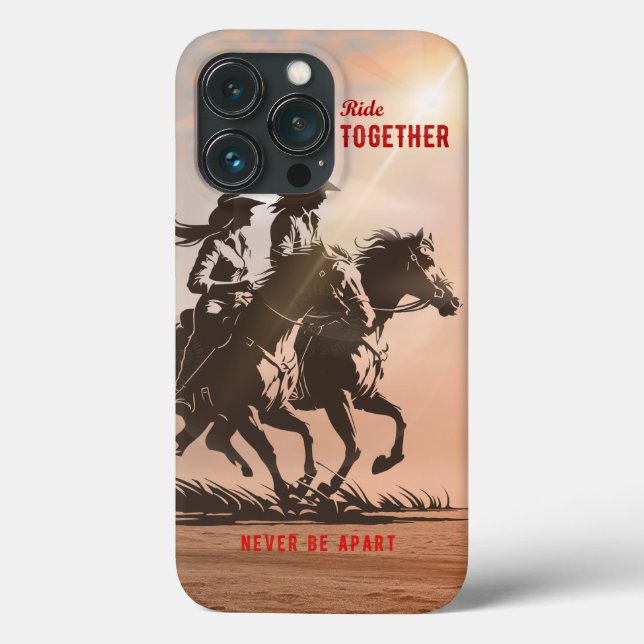 Ride together- A wonderful Western life |  Case-Mate iPhone Case (Back)