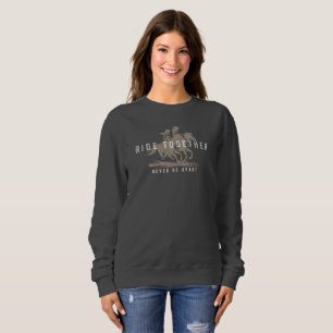 Ride together- Western life (Dark) Women Sweatshirt