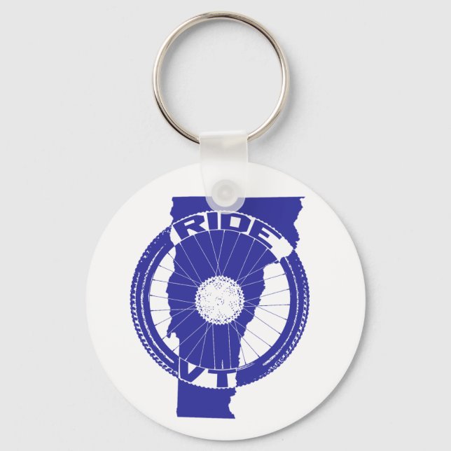 Ride Vermont Keychain (Front)