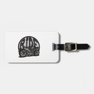 Ride Vintage Motorcycle Luggage Tag