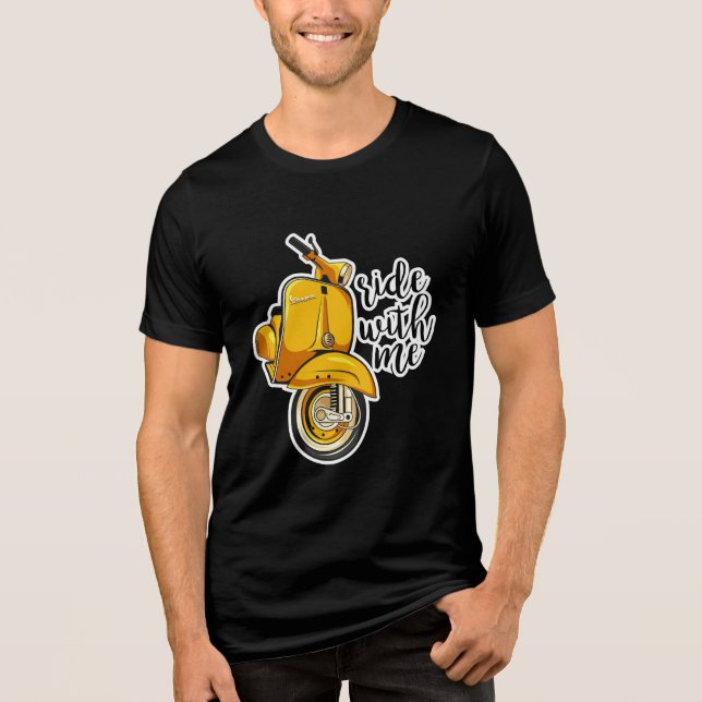 ride with me Tri-Blend shirt (Front)