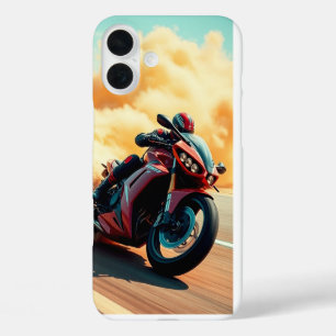 RIDE WITH NO FEAR iPhone 16 PLUS CASE
