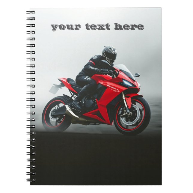 RIDE WITH NO FEAR NOTEBOOK (Front)