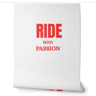 Ride With Passion – Inspirational Motorcycle Typog Wallpaper