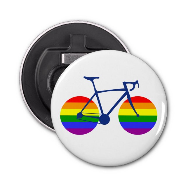 Ride With Pride Bike Bottle Opener (Front)
