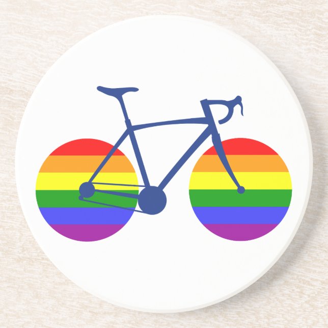 Ride With Pride Bike Coaster (Front)