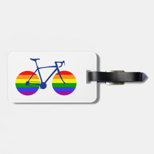 Ride With Pride Bike Luggage Tag