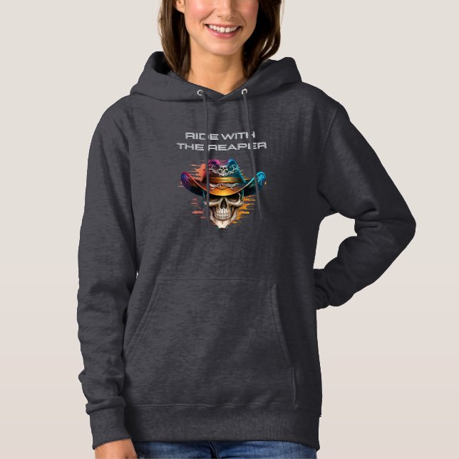 Ride with the reaper hoodie (Front)