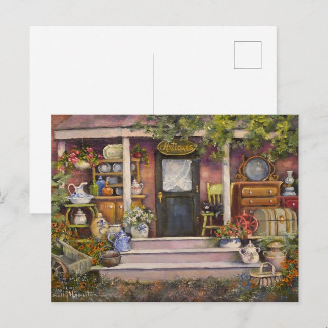 Rideau Antiques Canada  Rustic Country  Postcard (Front/Back)