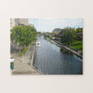 Rideau Canal Ottawa. Jigsaw Puzzle