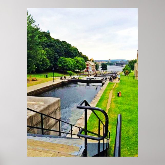 Rideau Canal Waterway. Buy Now Poster (Front)