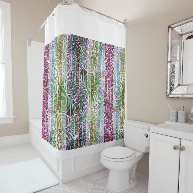 Rideau celtic Triskele (En situation)