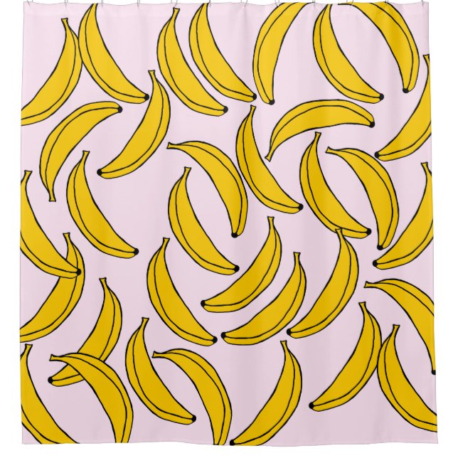 Rideau de douche à la banane (Devant)